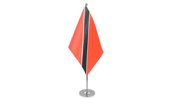 Trinidad and Tobago Satin Table Flag